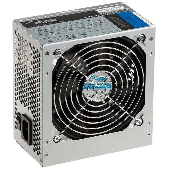 Basic Series Strömförsörjning - 500 Watt - 120 mm - ATX 2.31 - 80 Plus