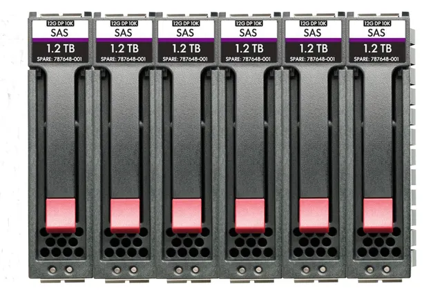HPE Midline - Hårddisk - 12 TB - hot-swap - 3.5" LFF - SAS 12Gb/s - 7200 rpm (paket om 6) - för Modular Smart Array 2060 10GbE iSCSI LFF Storage, 2060