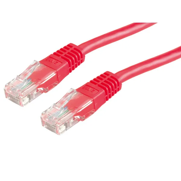 LAN-kabel CAT5E UTP 5.0m Red