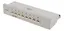 Patchpanel, 8xRJ45, Cat6a, väggmonterbar, 10Gbps, grå