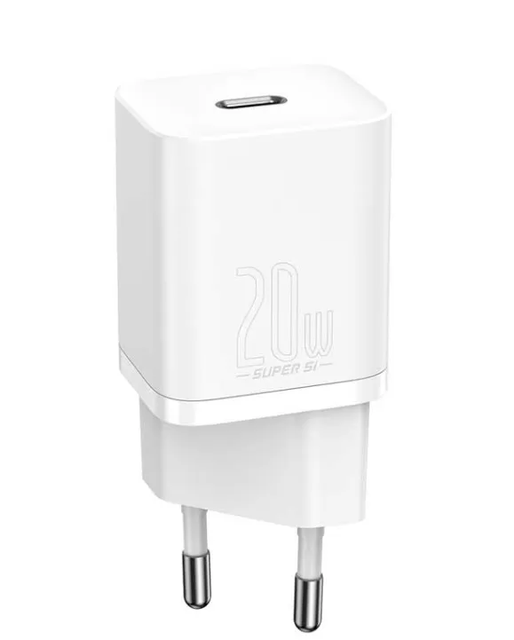 Super Si Snabbladdare 1C 20W - Vit