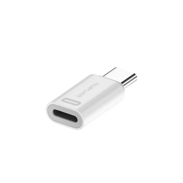 Lightning till USB-C Adapter, 2-pack (vit)