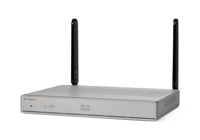 Integrated Services Router 1117 - Router - DSL-modem 4-ports-switch - 1GbE - WAN-portar: 2 - återanvänd