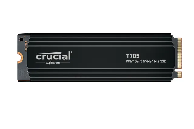 T705 Heatsink 2 TB PCIE 5.0 NVME M.2 SSD