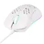 GAMING WM75 Ultralight Wired - Gamingmus - 7 knappar - Vit med RGB ljus