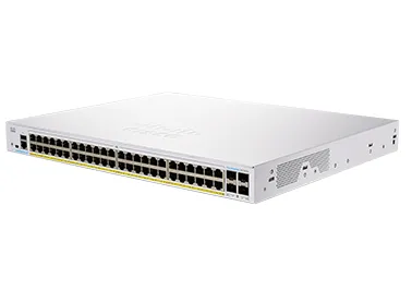 Business 350 Series CBS350-48FP-4X - Switch - L3 - Administrerad - 48 x 10/100/1000 (PoE+) + 4 x 10 Gigabit SFP+ - rackmonterbar - PoE+ (740 W)