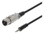 XLR Kabel till 3.5 mm 1.5 Meter, 3-pin XLR, Cisco pinout - Svart