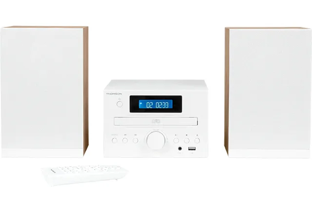 Thomson Mini Tower COSY Bluetooth Bass Boost CD Radio FM 50W Vit