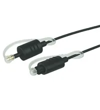 Digital Fiberkabel Audio, Toslink-MiniPlug, 2m