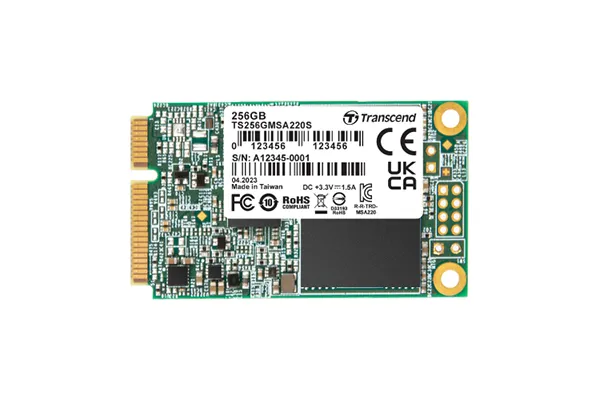 TS256GMSA220S 256 Gt mSATA SATA -SSD-levy