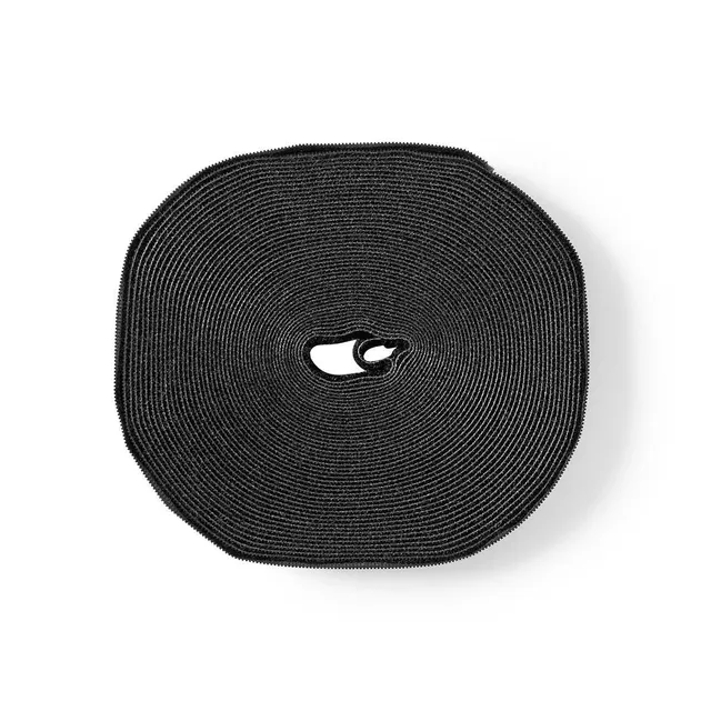 Rulle med kardborrband | 910 x 1.6 cm | Svart
