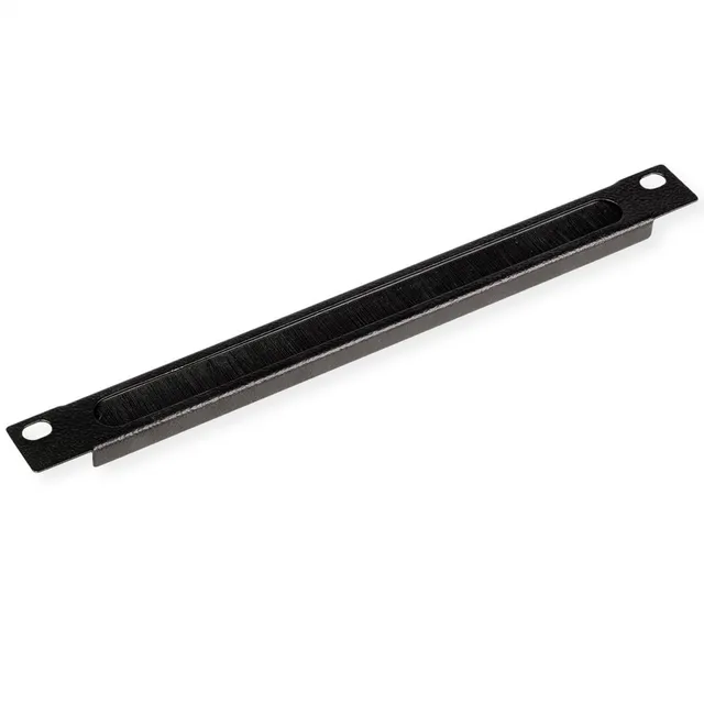 - rack cable entry plate - with brush strip - 0.5U