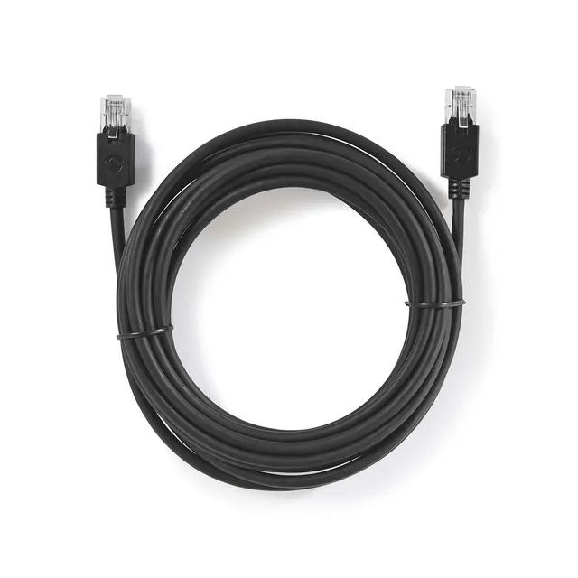 CAT6 Nätverkskabel | RJ45 hane | RJ45 hane | F/UTP | 5.00 m | Rund | LSZH / PVC | Antracit | Kartong med fönster