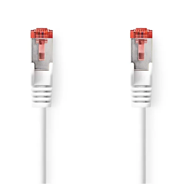CAT6 Nätverkskabel | RJ45 hane | RJ45 hane | S/FTP | 0.25 m | Inomhus | Rund | LSZH | Vit | Låda