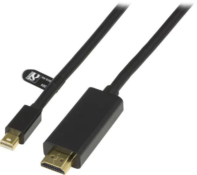 Mini DisplayPort till HDMI-Kabel, 1m (DP-HDMI104)