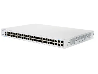Business 350 Series CBS350-48T-4G - Switch - L3 - Administrerad - 48 x 10/100/1000 + 4 x SFP - rackmonterbar - återanvänd