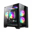 Infinity Mini BK - microATX - FlexATX - genomskinlig sidopanel (härdat glas) - ingen strömförsörjning (ATX) - svart - USB/Audio/Mic