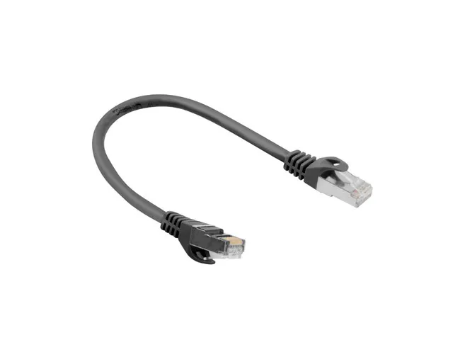0.25 Meter Cat6 FTP Nätverkskabel Svart