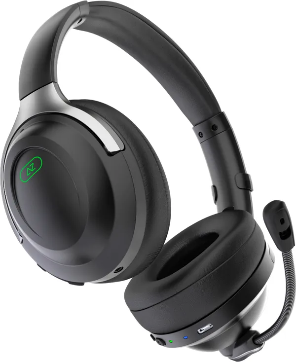 A-Spire Wireless gamingheadset, svart