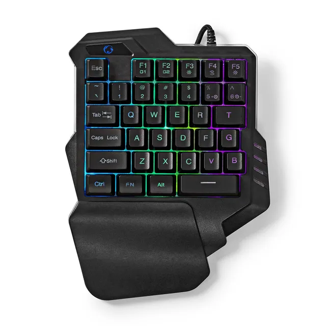 - keyboard - wired single-handed gaming - black - Gaming Tangentbord - Svart