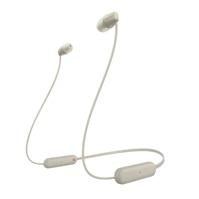 WI-C100 - Wireless In-ear Headphones - Beige