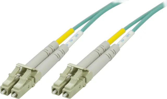 OM3 fiberkabel, LC - LC, duplex, multimode, 50/125, 25m (LCLC-625)