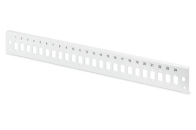 Professional - Fiberoptisk splejsningspanel - grå, RAL 7035 - 1U - 19 - 24 portar