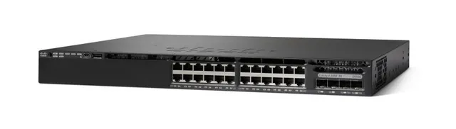 Catalyst 3650-24TD-E - Switch - L3 - Administrerad - 24 x 10/100/1000 + 2 x 10 Gigabit SFP+ - skrivbordsmodell, rackmonterbar - återanvänd