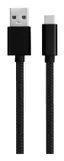 15cm USB3.2 Gen1 USB-C till A nylonflätad kabel snabbladdning 3A 5Gbps Power Delivery PD 60W svart