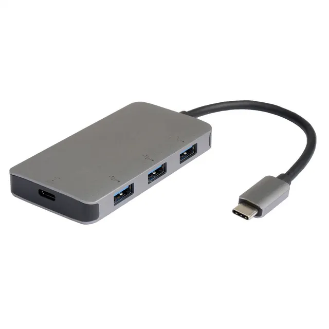- hub - 4 ports USB Hub - 4 porte - Silver