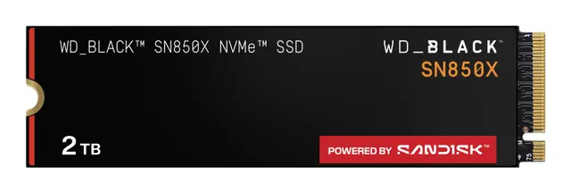 2 TB WD Black SN850X NVMe PCIe 4.0 SSD, M.2
