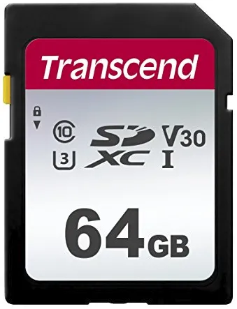 300S - Flash-minneskort - 64 GB - Video
