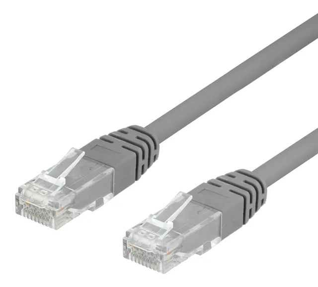 TP-kabel cat6 oskärmad grå 5m