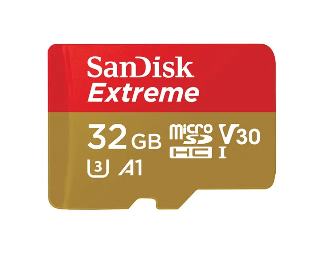 Extreme - Flashminneskort (microSDHC till SD-adapter ingår) - 32 GB - A1 / Video Class V30 / UHS-I U3 / Class10 - microSDHC UHS-I