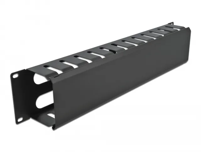 - Rackpanel för kabelhantering - svart - 2U - 19