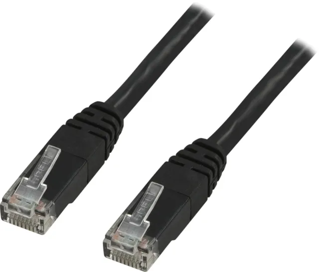UTP Cat.6 patchkabel 15m, svart