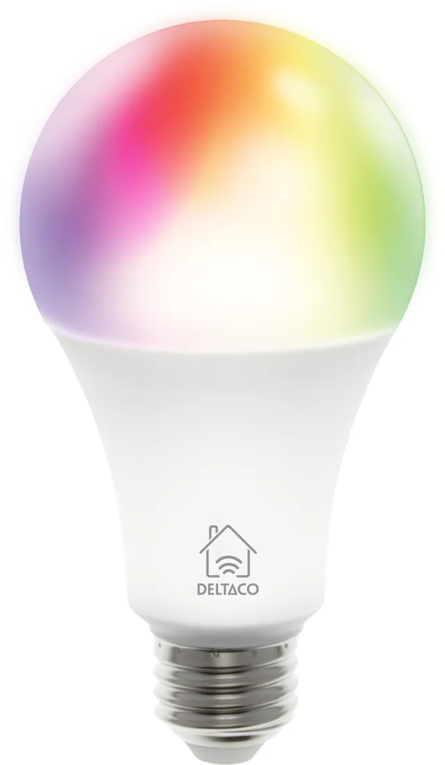 Smart - LED light bulb - E27 - 9 W - RGB light - 2700-6500 K - white