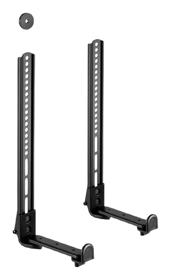 HZ 19, Universalstöd, Svart, 15 kg, 454 mm, 154 mm, 60 mm