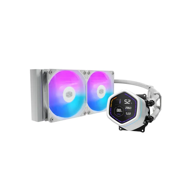 MasterLiquid 240 Core Nex Digital ARGB Vit