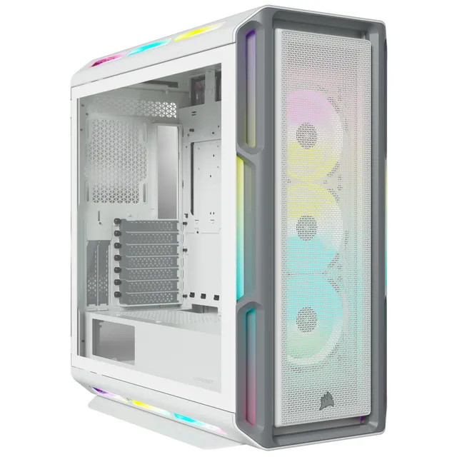 iCUE 5000T RGB / Tempered Glass - Vit