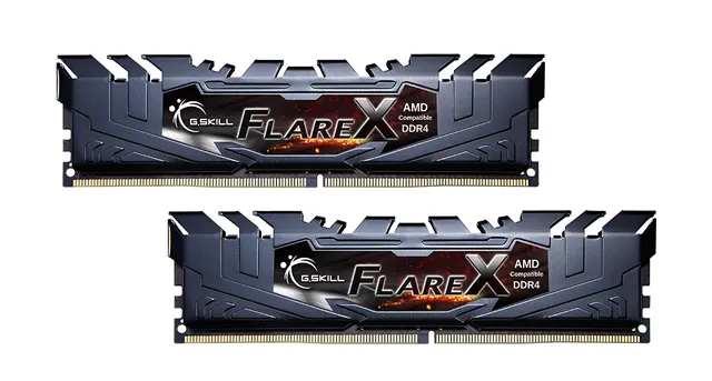Flare X DDR4-3200 - 32GB - CL16 - Dual Channel (2 pcs) - AMD Optimized - Svart