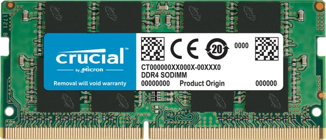 Crucial 16GB DDR4 SO-DIMM 3200 MHz CL22