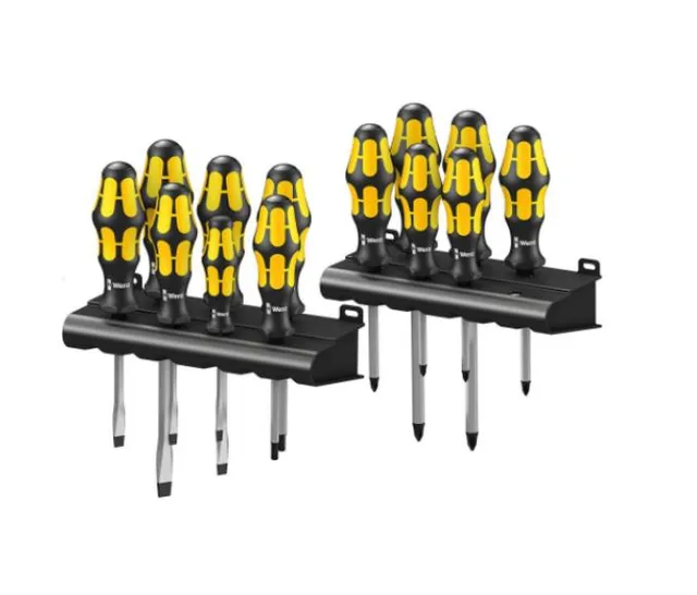 Kraftform Big Pack 900 Skruvmejselsats 13 delar + rack