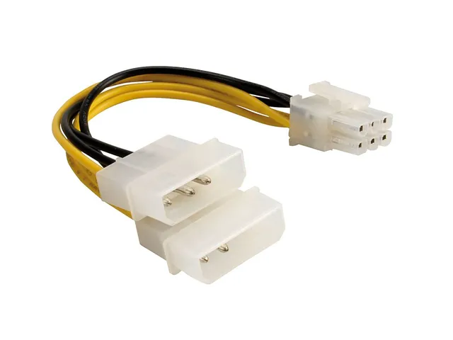 Adapter 2x4 pins 12V till 6 pins PCIe