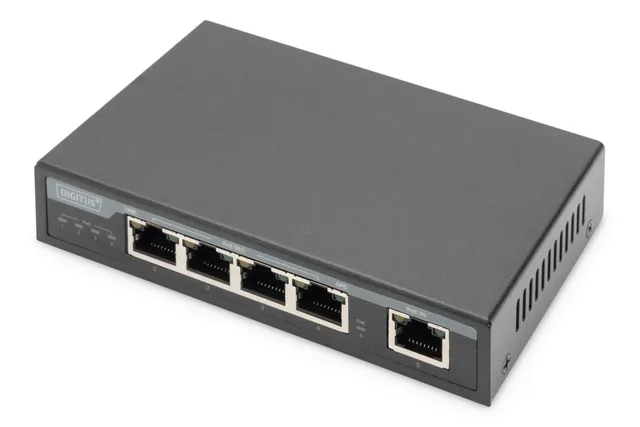 DN-95128-1 4-Port Gigabit 4PPoE Extender 802.3at 60W