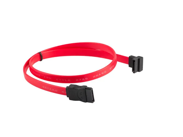 SATA 3 (6GB/S) 50cm Vinklad - Röd