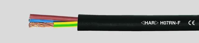 Gummikabel H07RN-F Super 90 5G2,5 R50 - (50 meter)