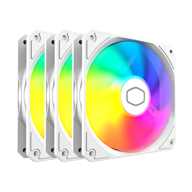 Cooler Master MF 120 Lite fläkt (3-pack, vit)