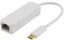 USB 3.1 nätverksadapter, Gigabit, 1xRJ45, USB Typ C, vit