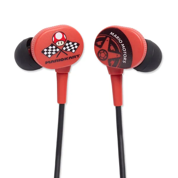 Wired Earbuds for Nintendo Switch - Mario Kart Motors